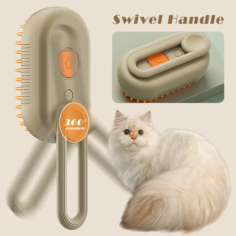Brosse Vapeur 3-en-1 pour Chiens et Chats — Pawlyva